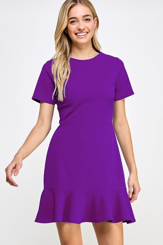 Always In Style Dress- Purple