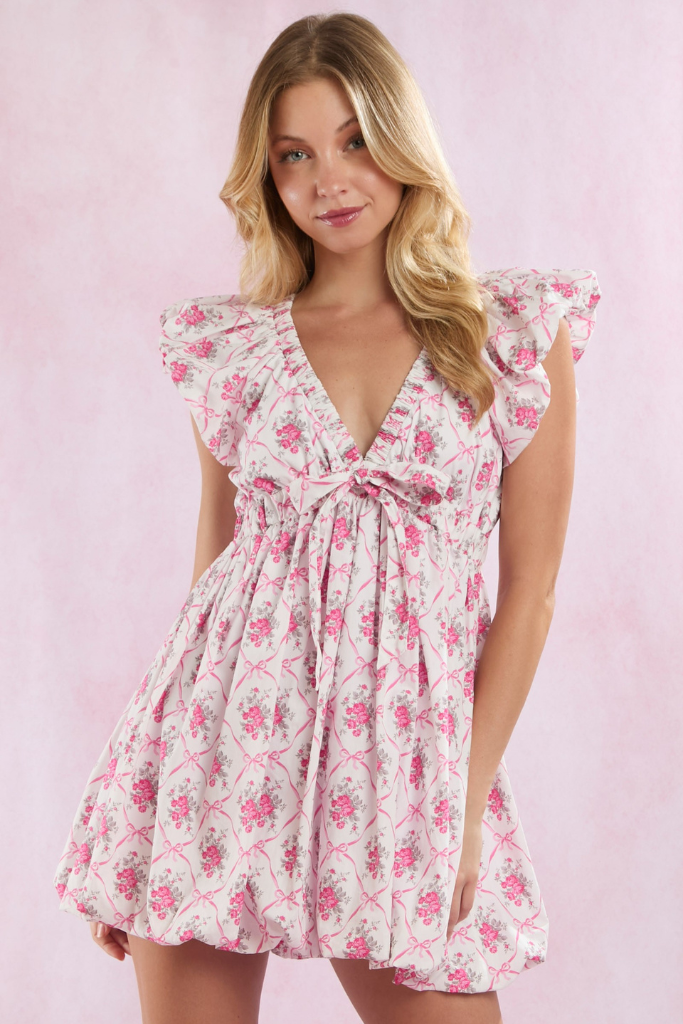 Love Drought Floral Dress - Pink