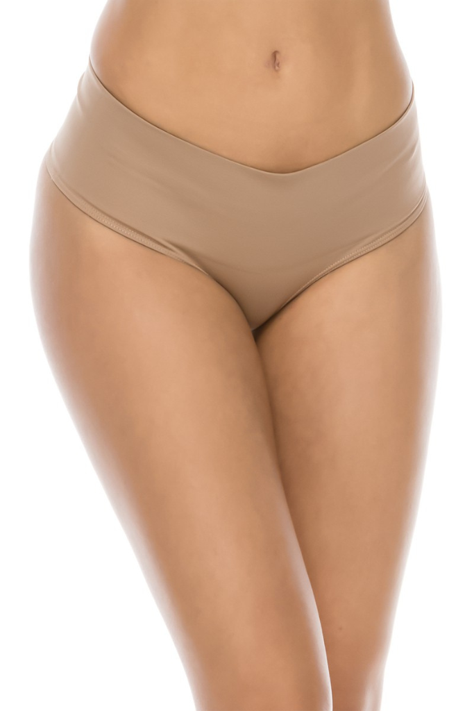 Play It Safe Thong Shapewear - Nude