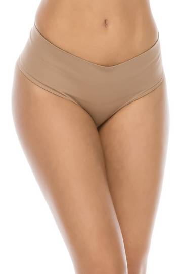 Play It Safe Thong Shapewear - Nude