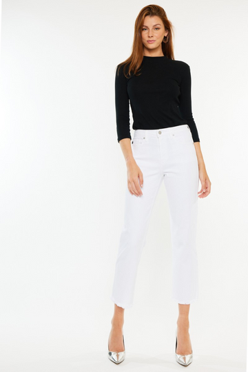 Always Me Straight Leg Jeans - White