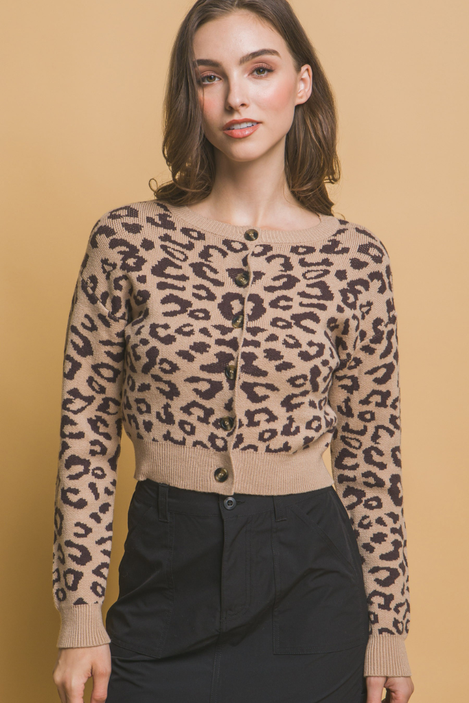 Loving Looks Cardigan - Leopard