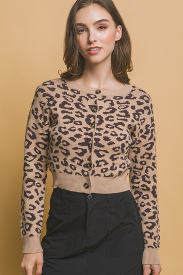 Loving Looks Cardigan - Leopard