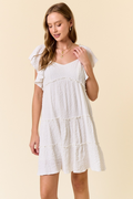 Wonder Off Dress - White