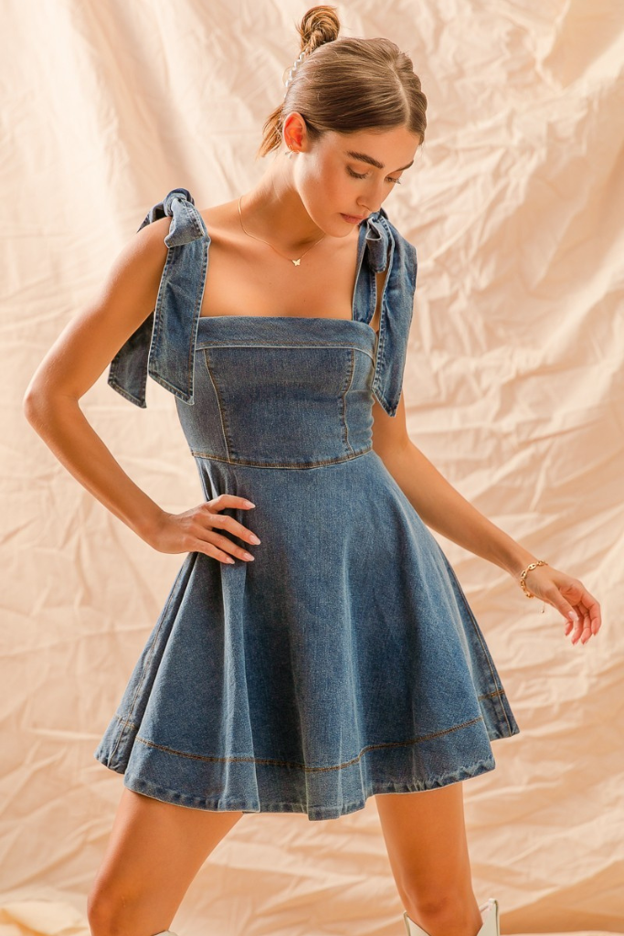 Never Apart Dress - Denim