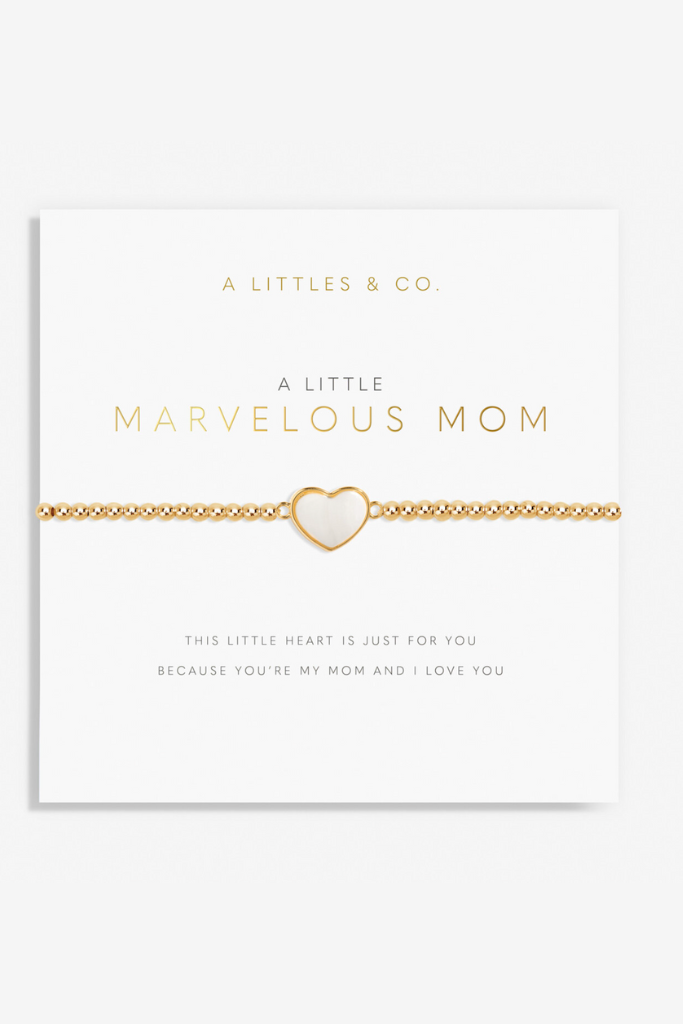 A Little &#039;Marvelous Mom&#039; Bracelet- Gold