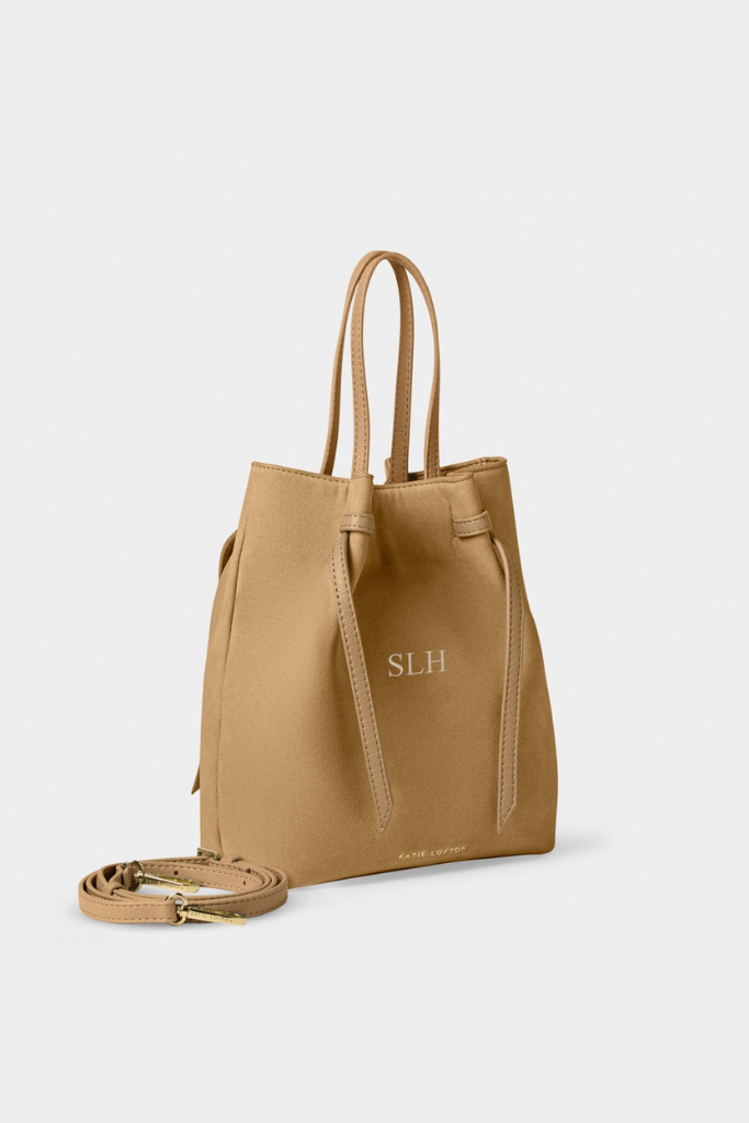 KL Celina Suede Bucket bag - Camel