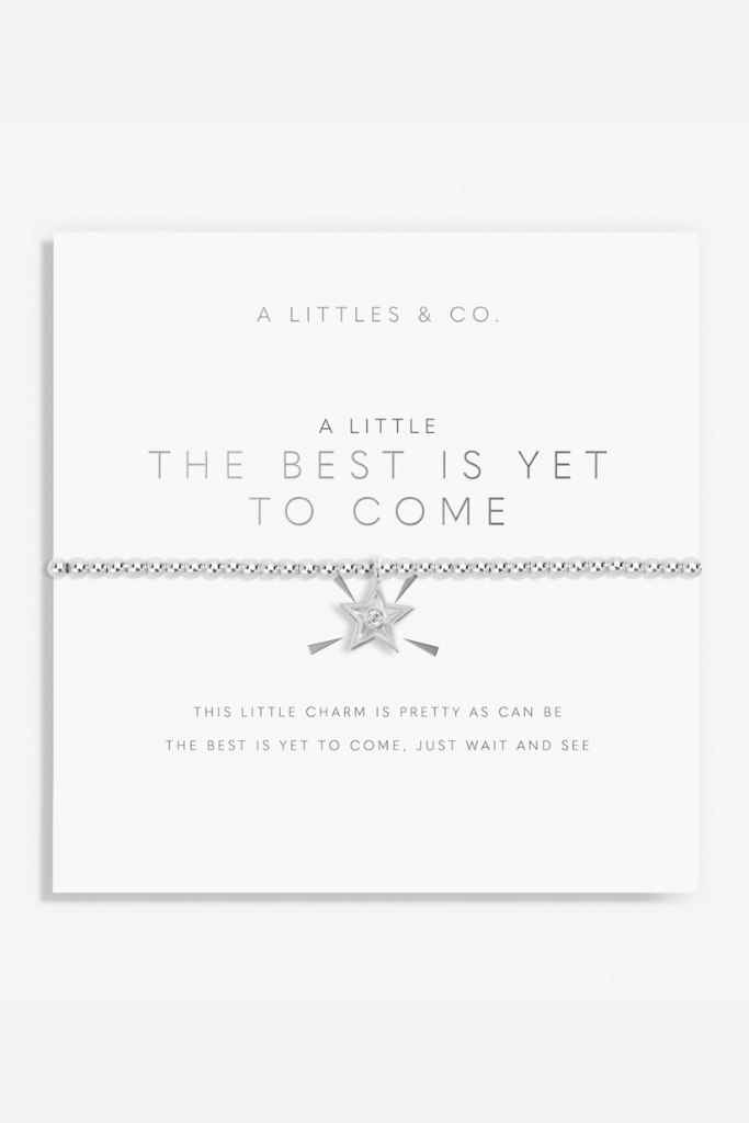 A Little &#039;The Best Is Yet To Come&#039; Bracelet- SIlver