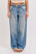 Good Roots Wide Leg Jeans - Medium Wash