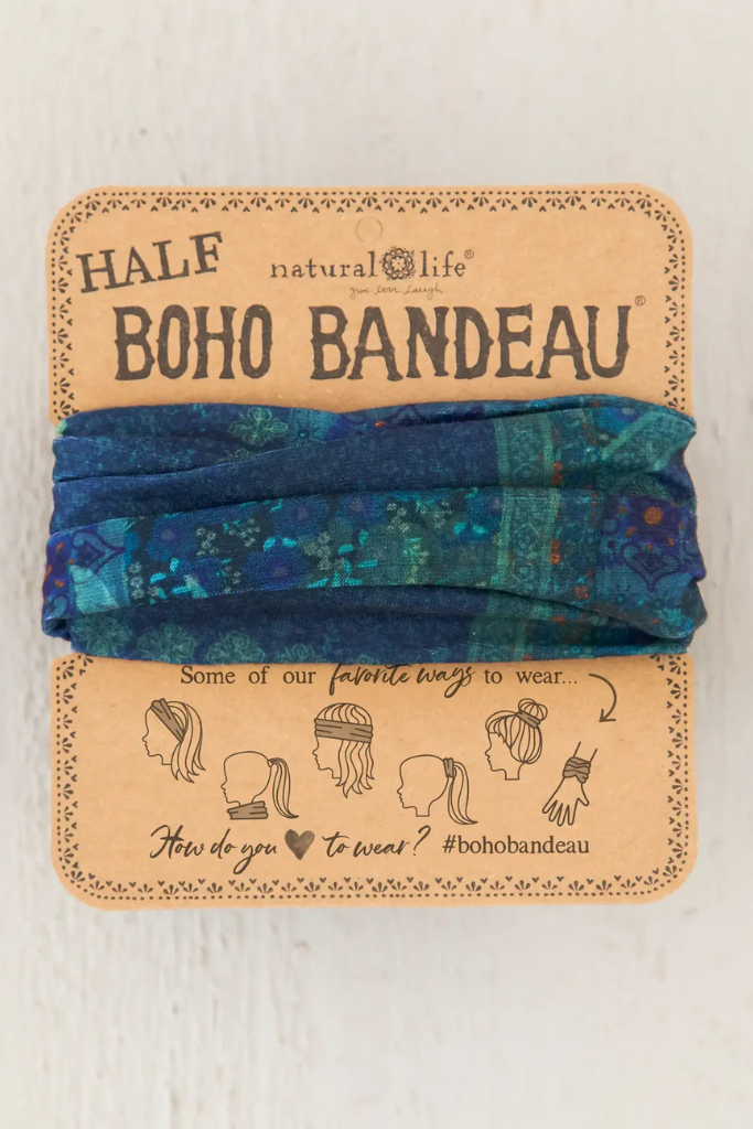 Half Bandeau - Indigo Patchwork