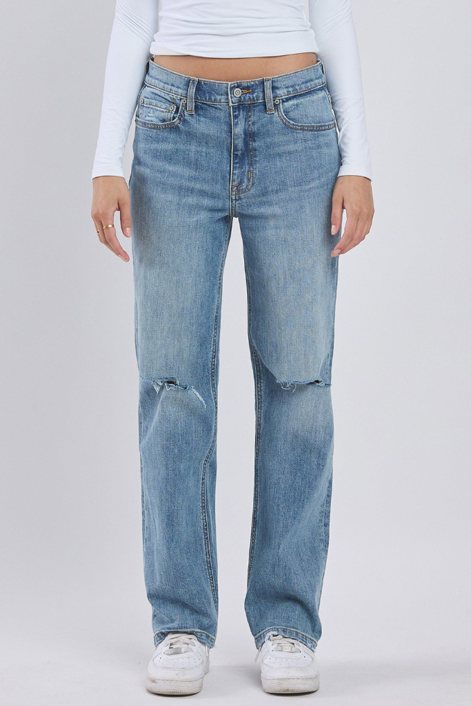 Codi Straight Leg Jeans- Medium Wash