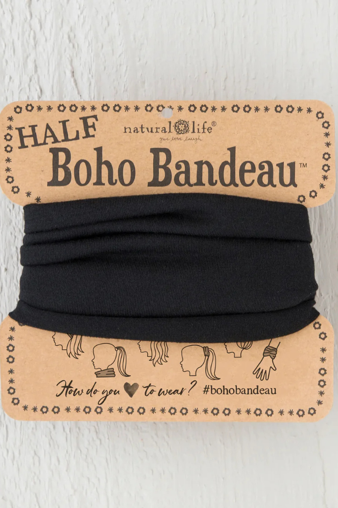 Half Boho Bandeau - Black