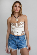 Modern Girl Crop Top - Cream