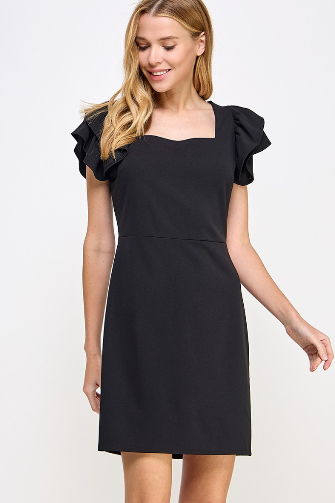 Leap Of Faith Dress - Black