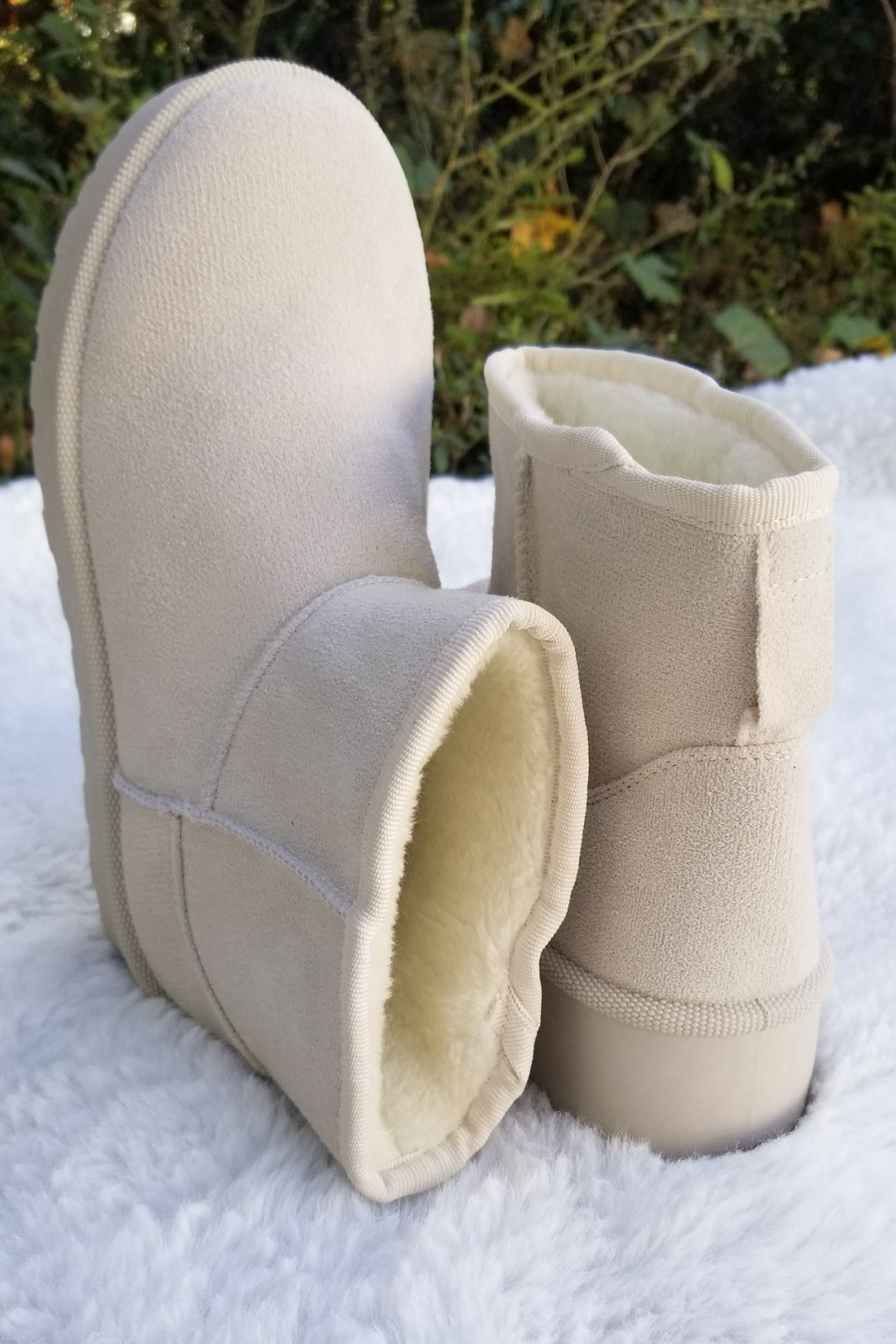 Cloud Nine Platform Booties - Off White