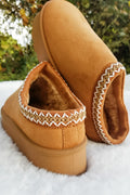 Bonfire Nights Platform Slipper- Tan