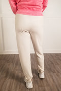 High Impact Corded Joggers- Ivory