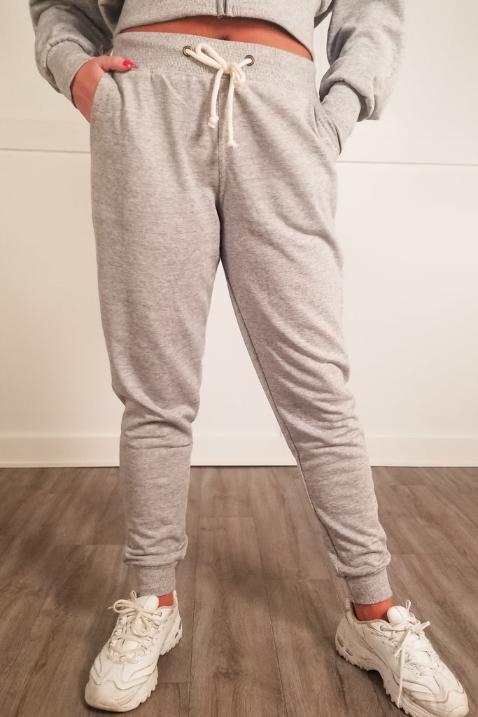 Playful Delight Relax Fit Joggers - Heather Grey