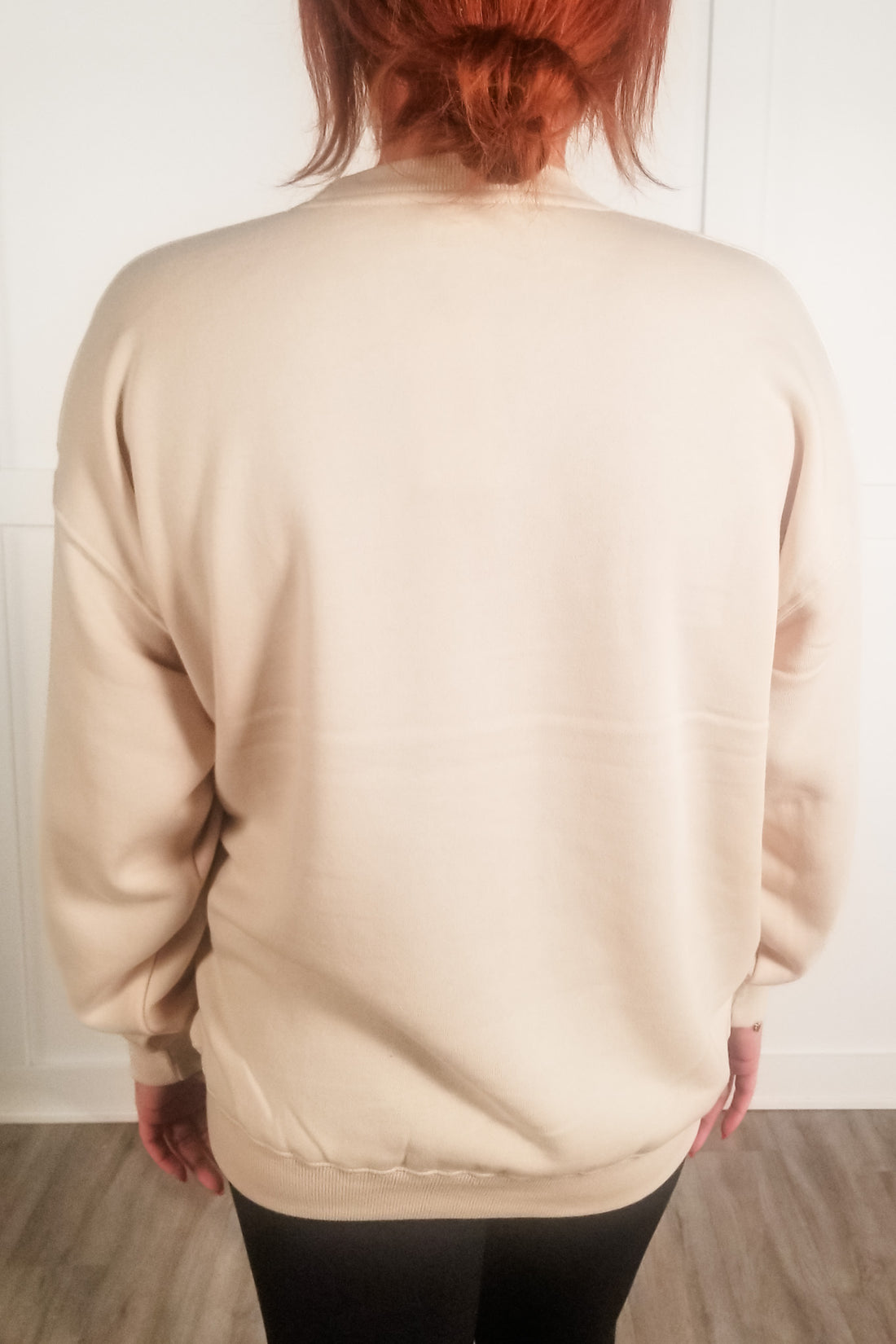 Oversized London Fleece Sweatshirt - Cream