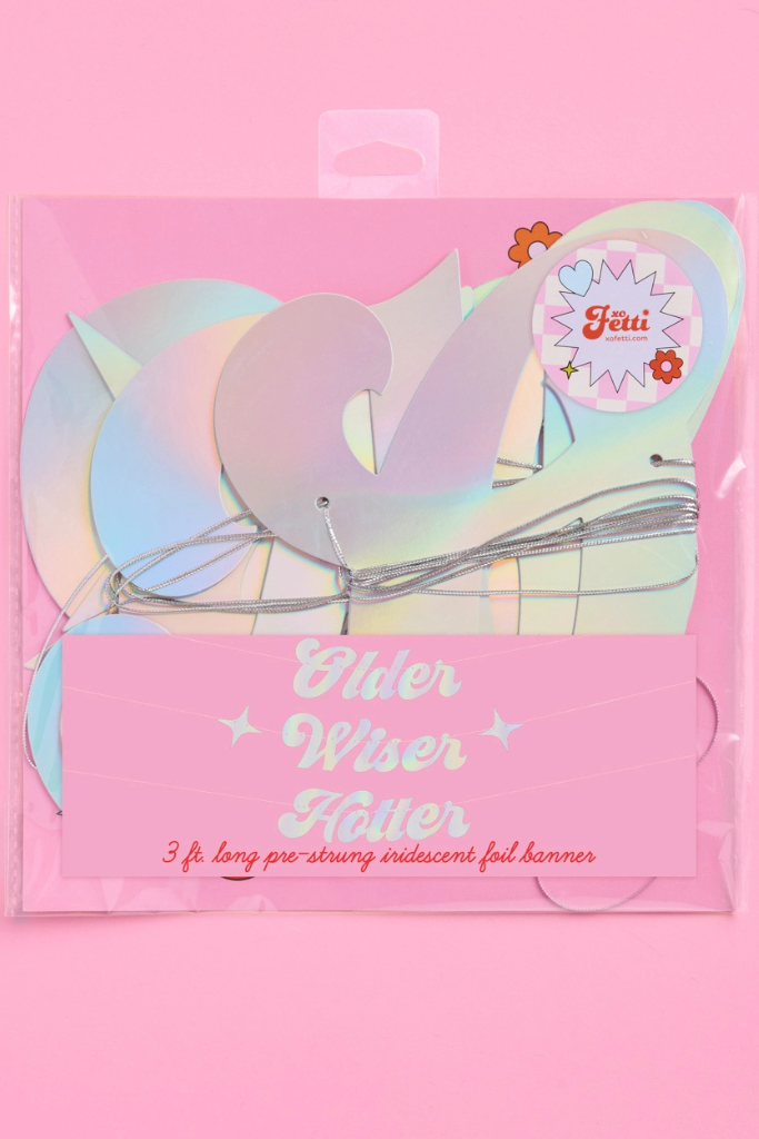 Birthday Party Banner - Iridescent