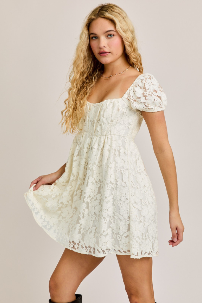 Legally Chic Dress - Cream