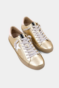 Paula Sneaker- Metallic Gold