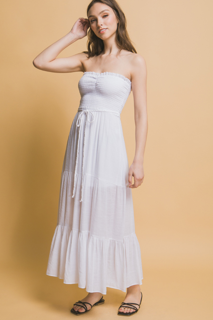 Sit Pretty Maxi Dress - White