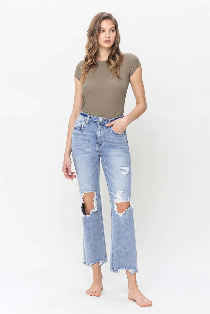 Getting Older Straight Leg Jeans - Medium Wash