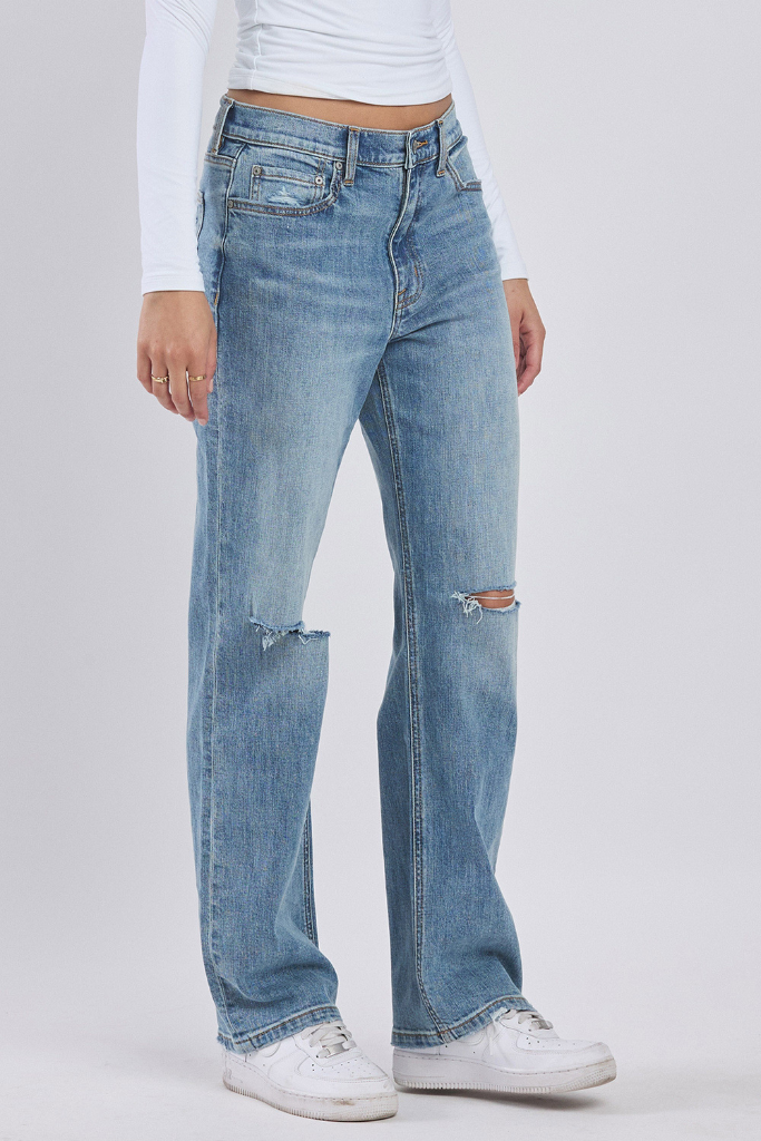 Codi Straight Leg Jeans- Medium Wash