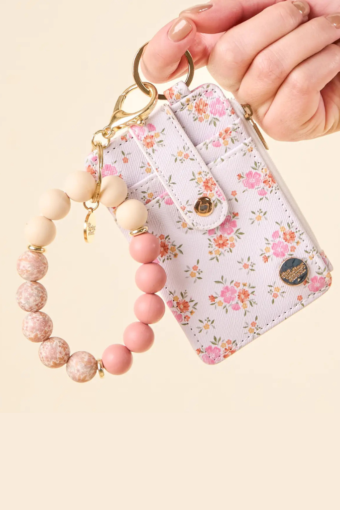 Keychain Wallet -Endless Daydream Cream