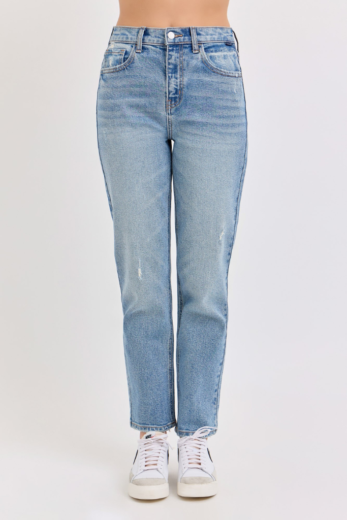 See You Straight Leg Jeans - Medium Wash