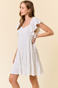 Wonder Off Dress - White