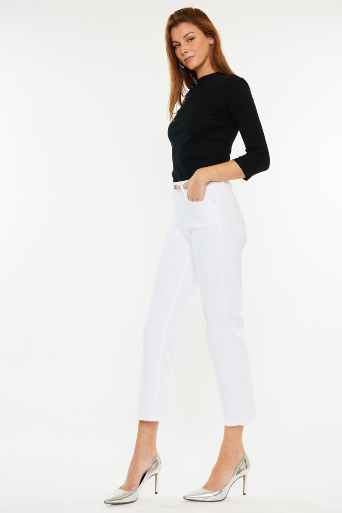 Always Me Straight Leg Jeans - White