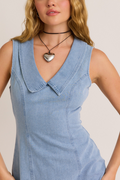 The Heather Dress - Denim