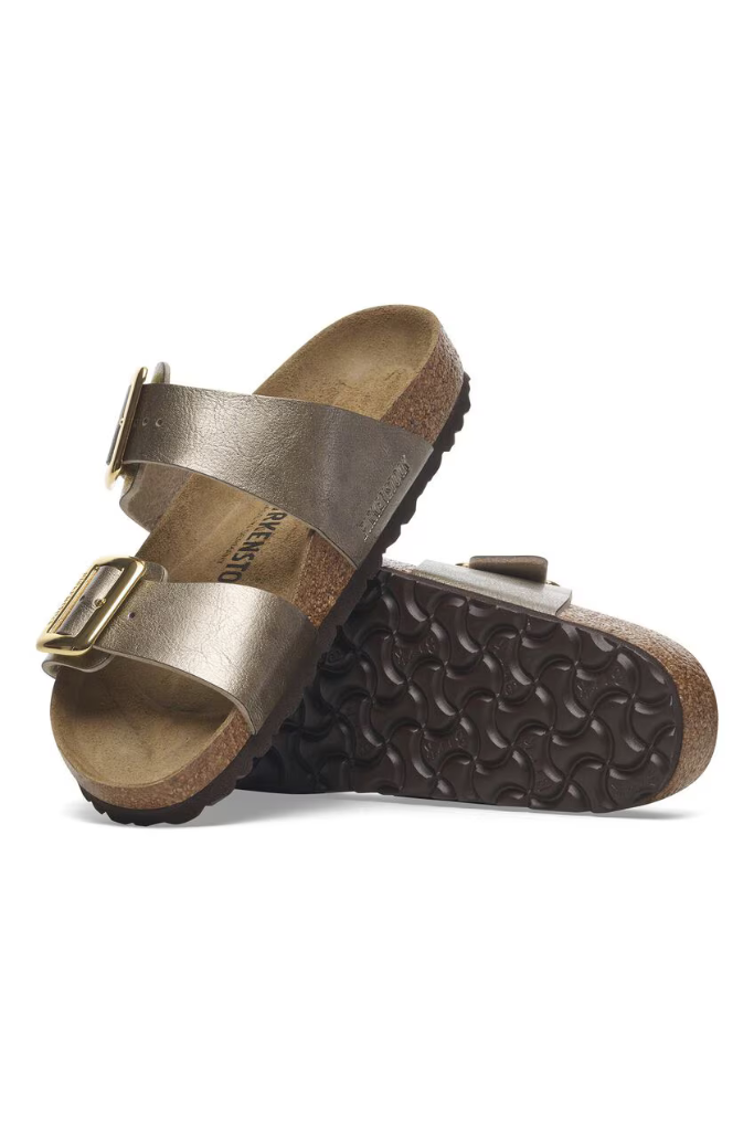 Birkenstock Sydney Luxe Buckle Sandal - Graceful Taupe