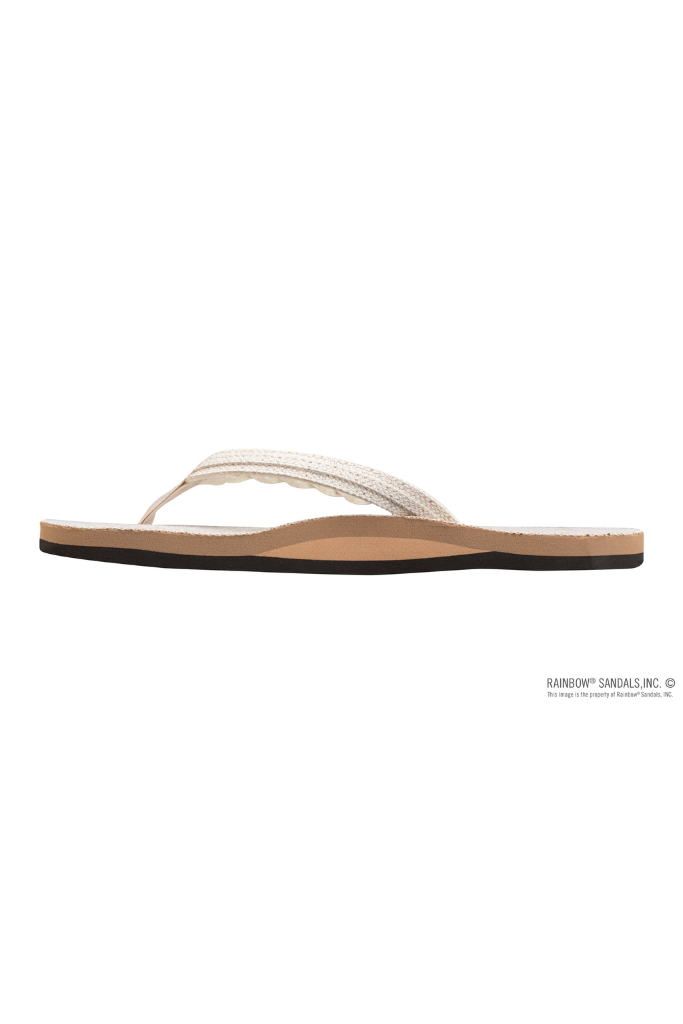 Rainbow Hemp Flirty Braidy Sandal - Natural