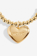 A Little 'Hugs And Kisses' Bracelet- Gold