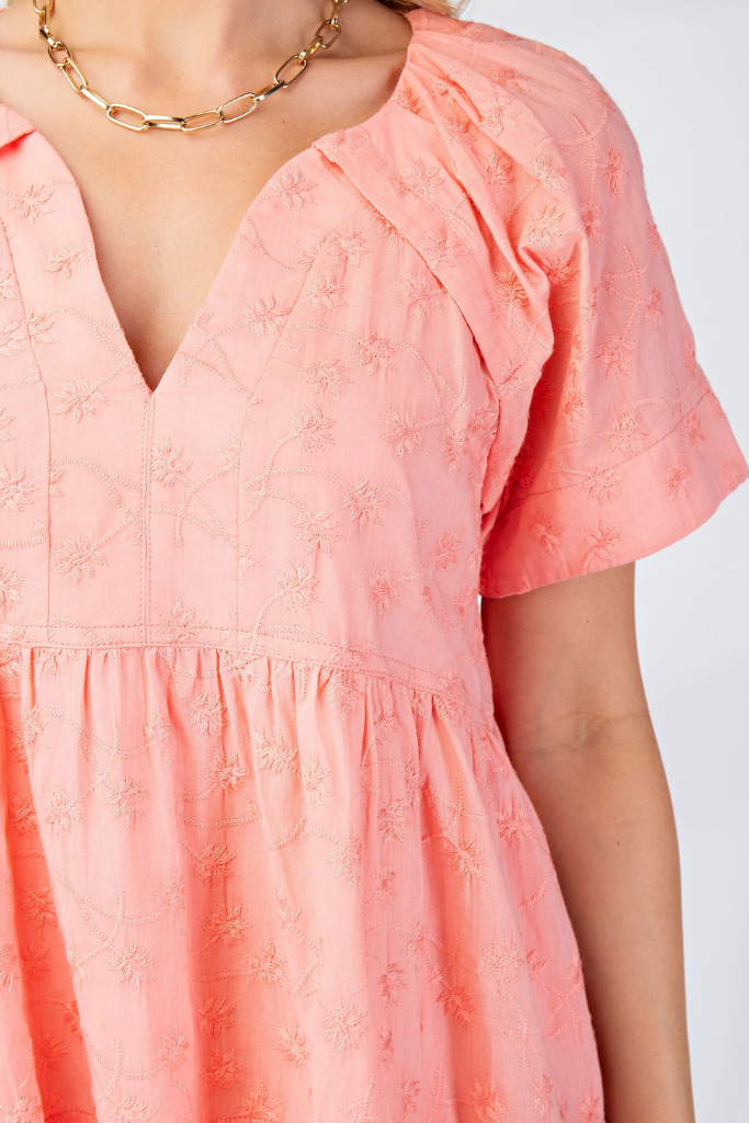 Kassidy Dress - Coral