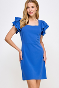 Leap Of Faith Dress - Blue