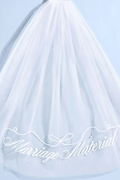 Marriage Material Veil - White