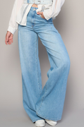 My Closure Wide Leg Jeans - Medium Wash