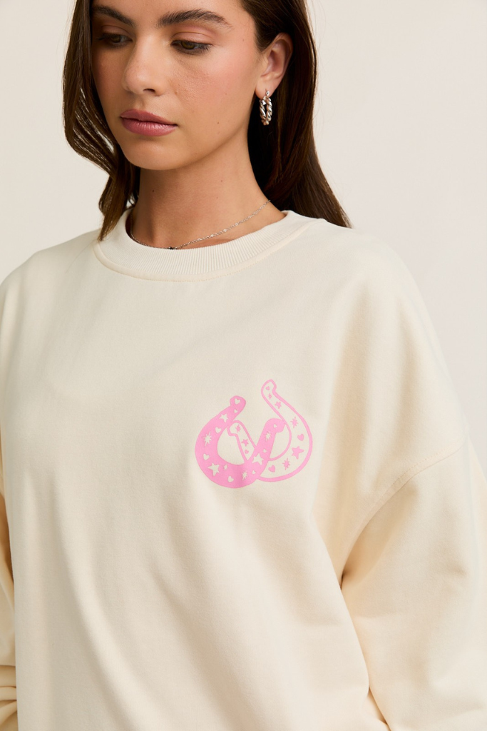 Coastal Cowgirl Sweatshirt - Cream