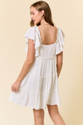 Wonder Off Dress - White