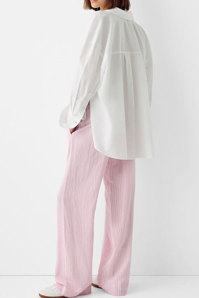 Summer Feels Striped Pants - Pink