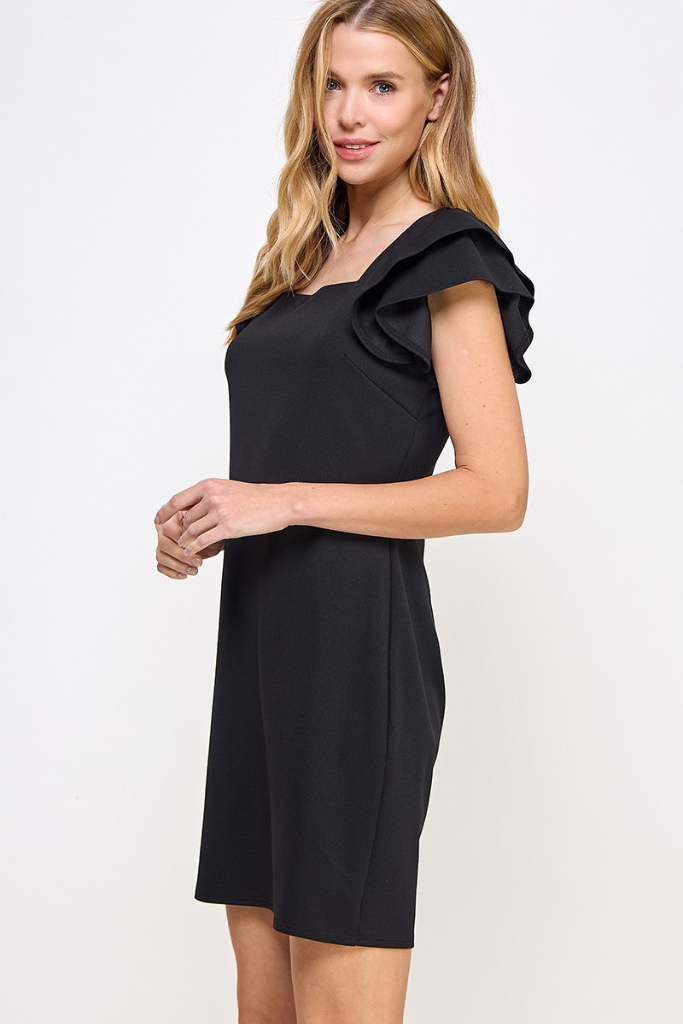 Leap Of Faith Dress - Black