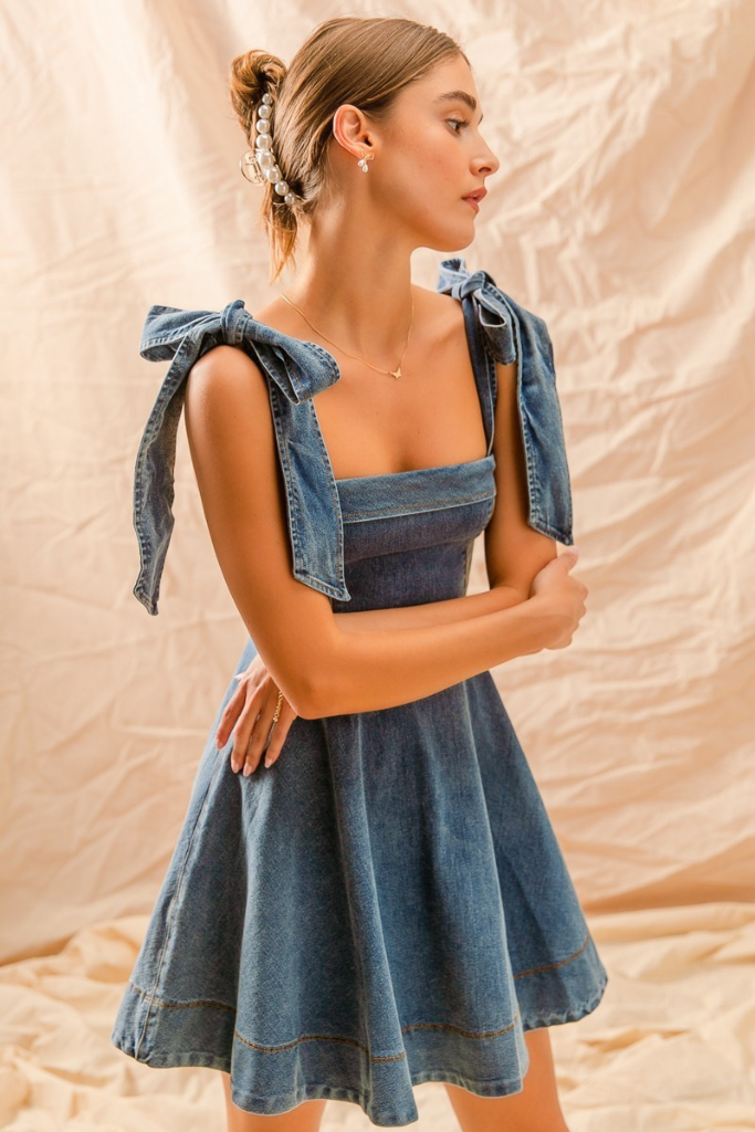 Never Apart Dress - Denim