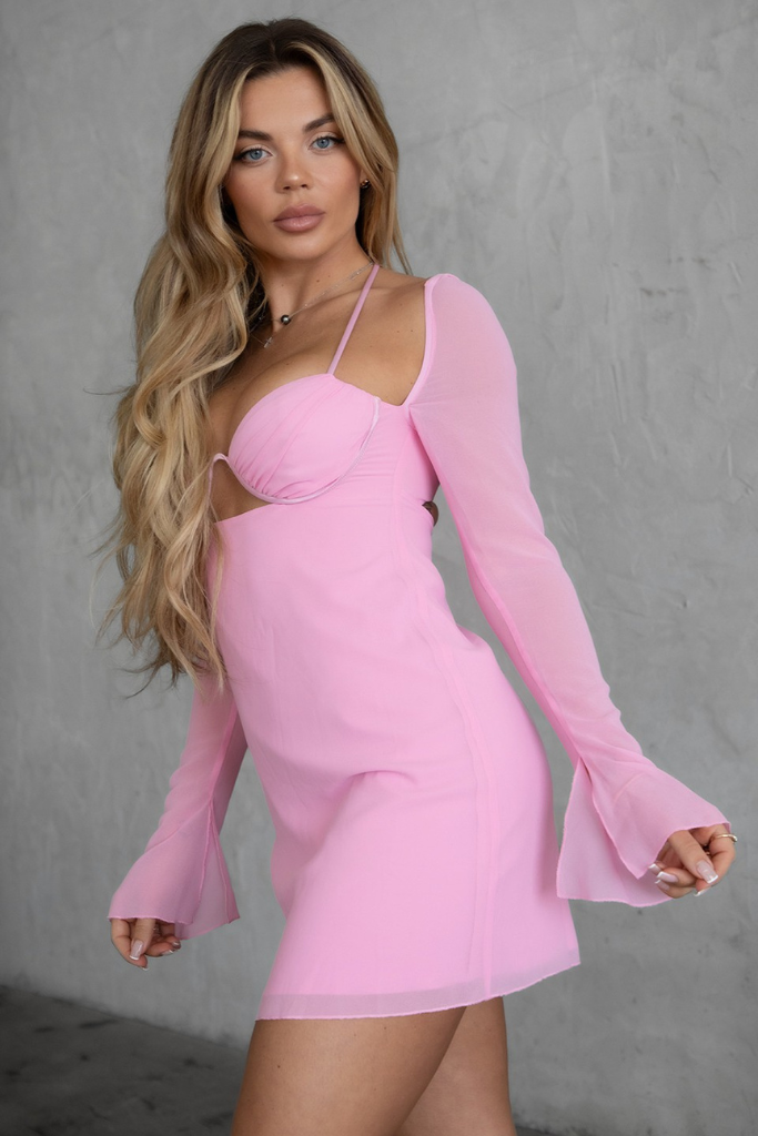 Wish Wild Mini Dress - Pink