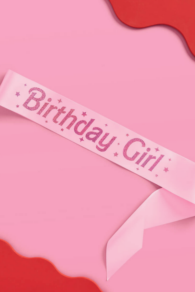 Birthday Girl Sash- Pink