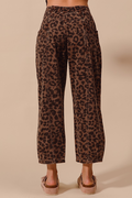 Small Town Wide Leg Pants - Leopard