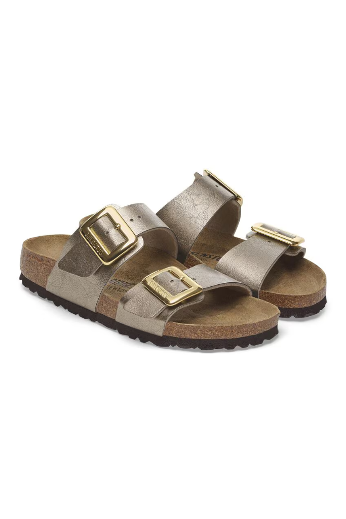 Birkenstock Sydney Luxe Buckle Sandal - Graceful Taupe